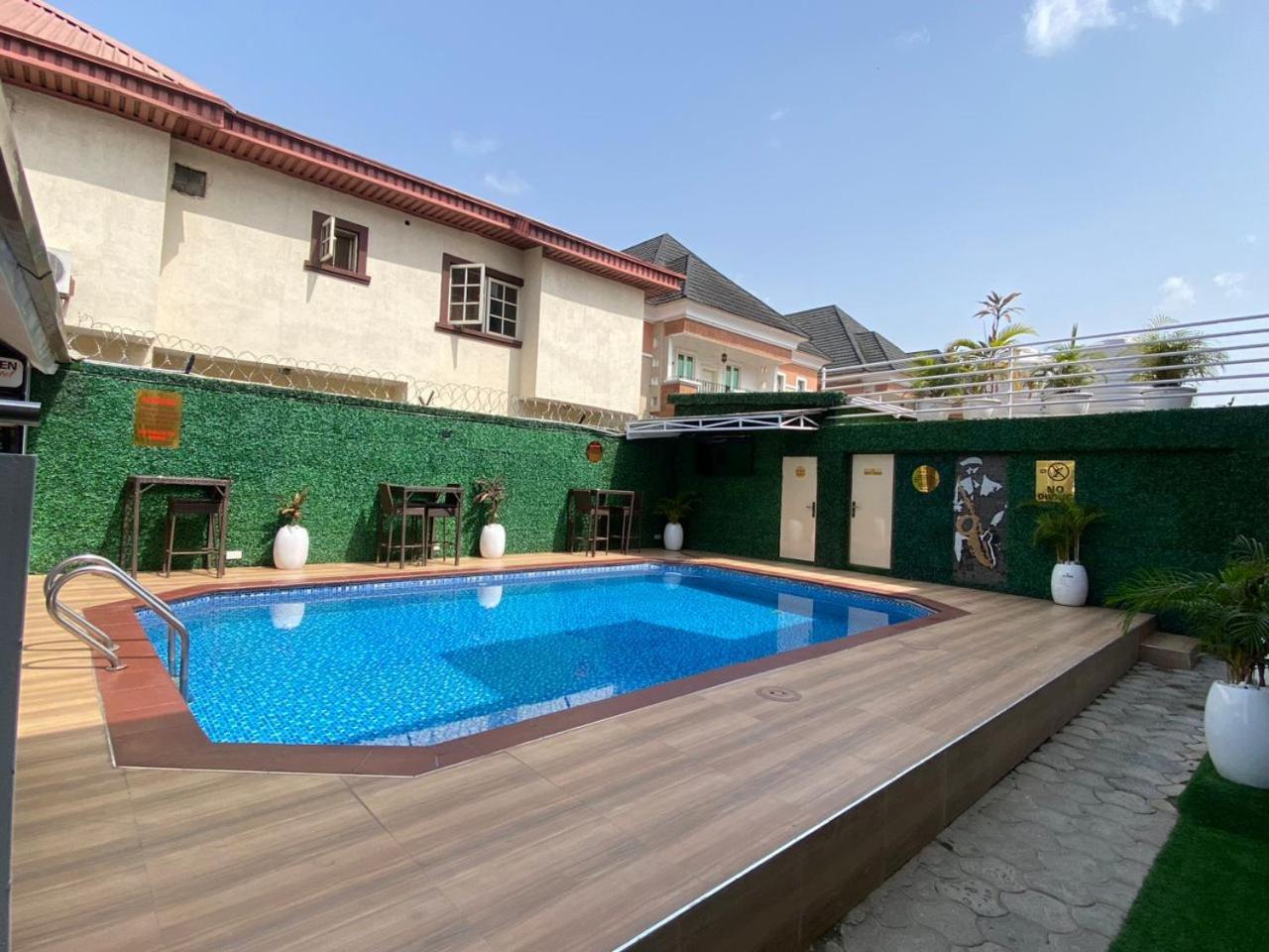 Presken Hotel @Villa Ikeja Exteriör bild